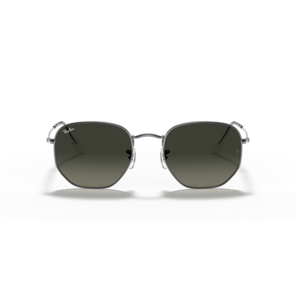 Ray-Ban Hexagonal Sunglasses RB3548N 004/71 51 Gunmetal / Grey