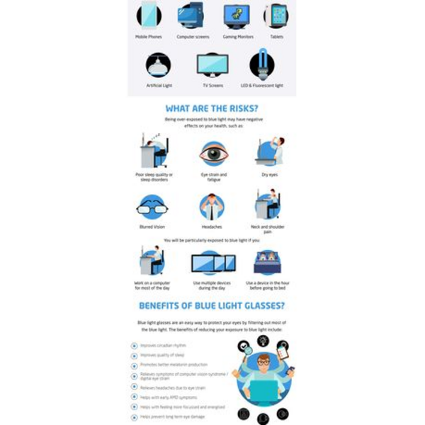 Aweh Eyewear - Blue Light Blocking Women's Glasses for Computer/Phone/TV/Gaming - SL305