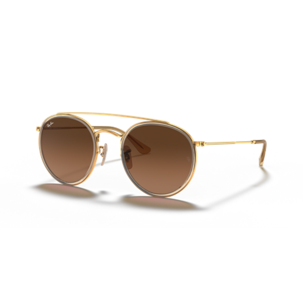 Ray-Ban Round Double Bridge Sunglasses RB3647N 51