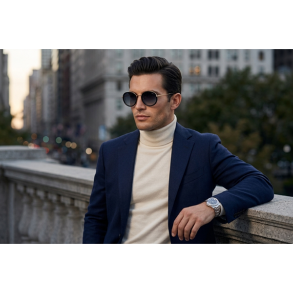 Move Eyewear Round Polarized Men's Sunglasses - MVS206