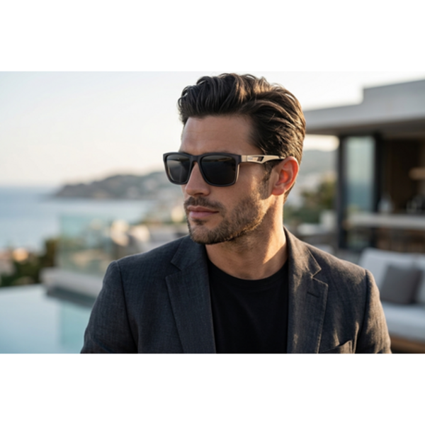 Move Eyewear Polarized Men's Rectangle Sunglasses - MVS227