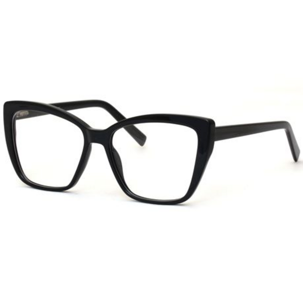 Blue Light Blocking Women's Reading Glasses for Computer/Phone/TV - SL508 in Shiny Black