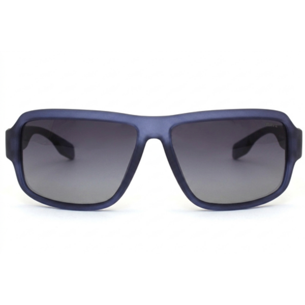Move Eyewear Polarized Men's Rectangle Sunglasses - MVS228 - Matte Blue