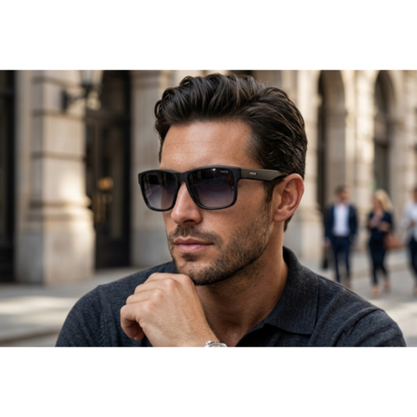 Move Eyewear Rectangle Polarized Men's Sunglasses MVS199