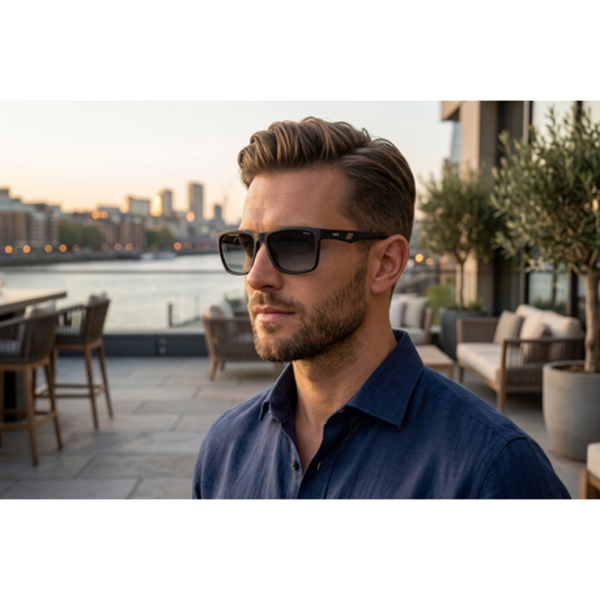 Move Eyewear Polarized Men's Rectangle Sunglasses - MVS227