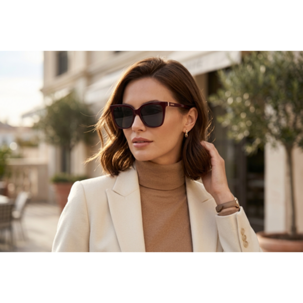 Move Eyewear Square Polarized Women's Sunglasses MVS184