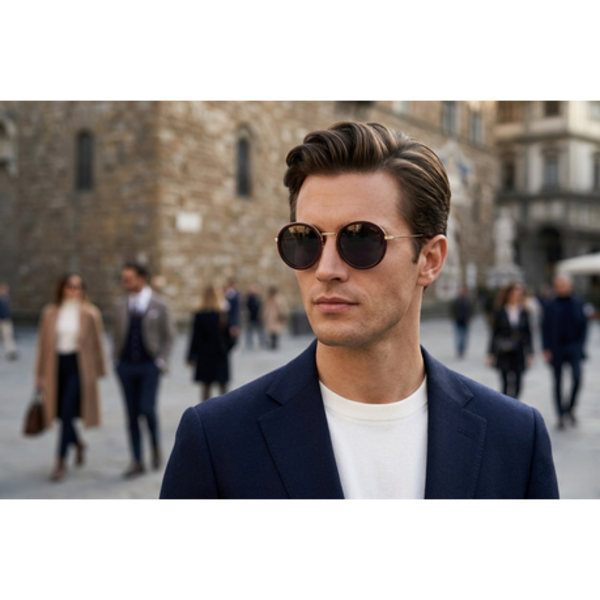 Move Eyewear Round Polarized Men's Sunglasses - MVS206