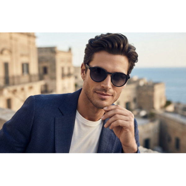 Move Eyewear Polarized Men's Round Sunglasses MVS175