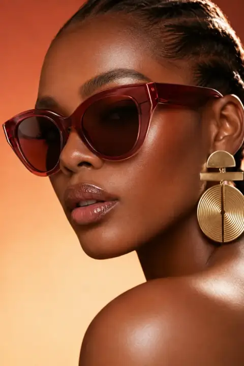 Woman wearing Move polarised sunglasses